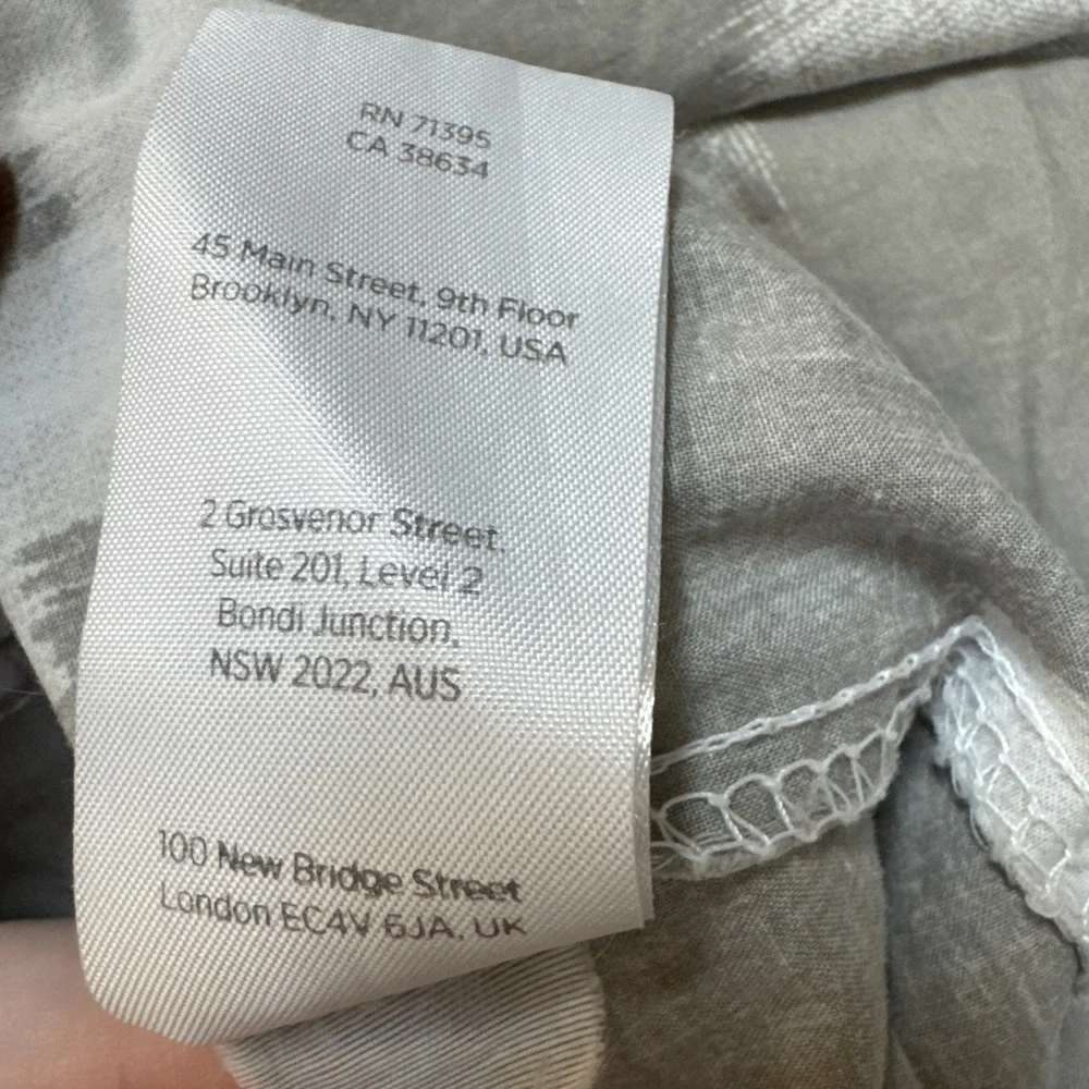 West Elm 100% Cotton Chevron Duvet Cover Only White And Gray King
